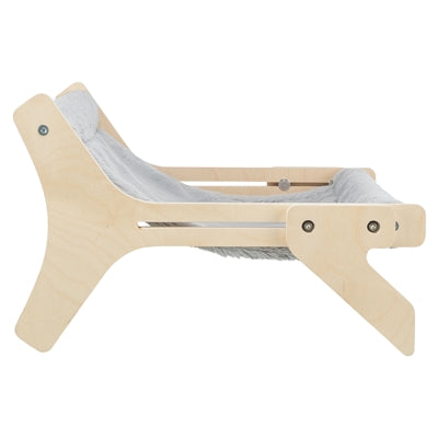 Trixie Hangmat Hout Onbehandeld Grijs kattenmand 47x24x38 cm