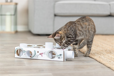 Trixie Cat Activity Paws'n'treats Box Karton kattenspeelgoed 35x20x7 cm