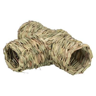 TRIXIE TUNNEL MET VERTAKKING HAMSTER GRAS 25X9X18 CM