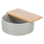 Trixie Zandbad Met Platform Muizen / Hamsters Keramiek / Hout verzorgingsproduct 20x20 cm 21x8 cm