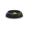 SAVIC VOERBAK KAT DELICE MARBLE ZWART / GOUD 10,5X10,5X4 CM 200 ML
