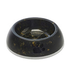 Savic Voerbak Delice 3 Marble Zwart / Goud hond 26x26x8 cm 1,2 ltr
