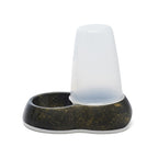 Savic Drinkbak Loop Marble Zwart / Goud voerbak hond