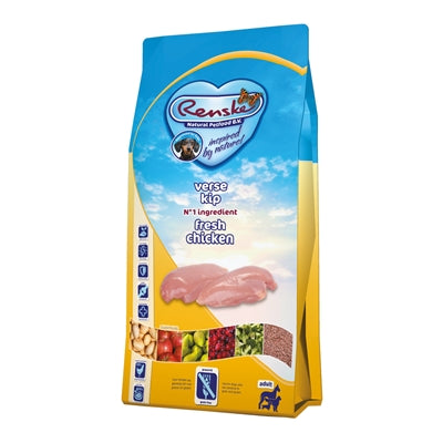 RENSKE SUPER PREMIUM ADULT KIP GRAANVRIJ HYPOALLERGEEN 6,5 KG