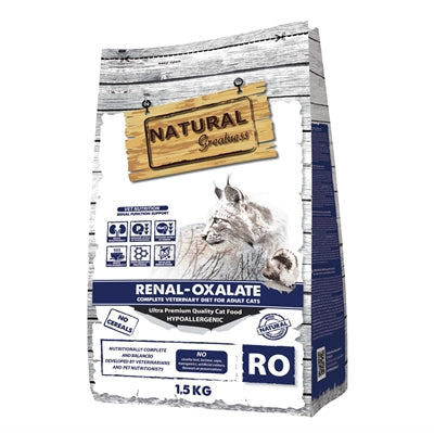 Natural Greatness Veterinary Diet Cat Renal Oxalate Complete kattenvoer droogvoer