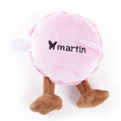 Martin Macaron Pluche hondenspeelgoed 17x8X5 cm