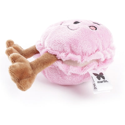 Martin Macaron Pluche hondenspeelgoed 17x8X5 cm