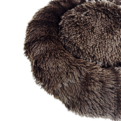 Sazzz Hondenmand Fluffy Bruin 65x65x15 cm