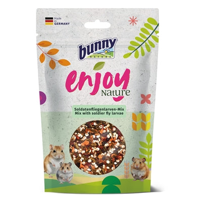 BUNNY NATURE ENJOYNATURE MIX MET SOLDAATVLIEGLARVEN 40 GR