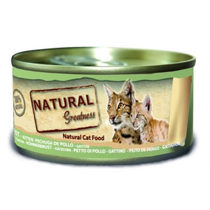 Natural Greatness Chicken Kitten kattenvoer natvoer 70 gr