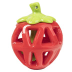 Fofos Fruity-bites Treat Dispenser Aardbei hondenspeelgoed 11x9X7 cm