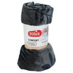 Zolux Hondendeken Cocoon Patroon Grijs Assorti hondenmand 100x75 cm