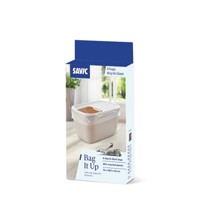 SAVIC BAG IT UP HOP IN GIANT KATTENBAKZAK 12X5X25 CM