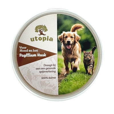 Utopia Psyllium Husk vachtverzorging hond 500 gr