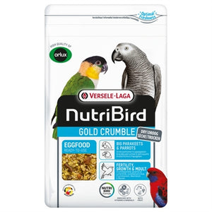 Nutribird Gold Crumble Droog Eivoer Grote Parkieten / Papegaaien natvoer 800 gr
