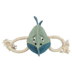 Trixie Vis Leer Met Touw hondenspeelgoed 28 cm