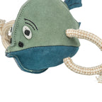 Trixie Vis Leer Met Touw hondenspeelgoed 28 cm