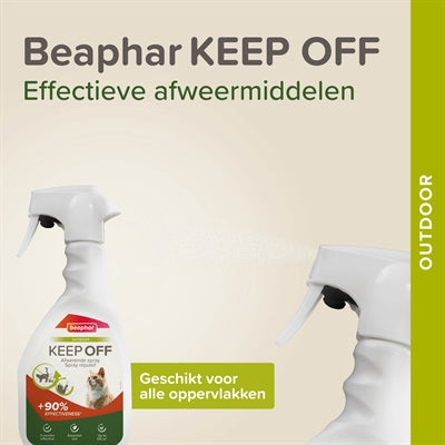 Beaphar Keep Off Spray Kat Outdoor bestrijdingsartikelen 500 ml