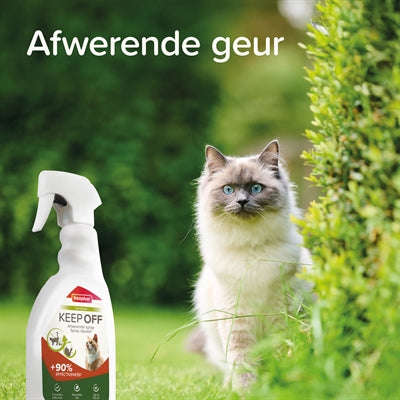 Beaphar Keep Off Spray Kat Outdoor bestrijdingsartikelen 500 ml