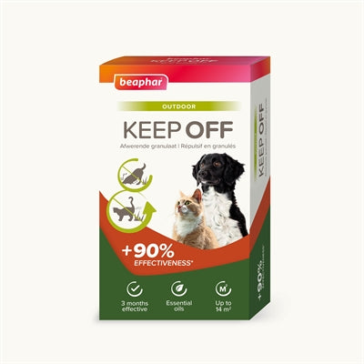 BEAPHAR KEEP OFF GRANULATE KAT / HOND 2X200 GR