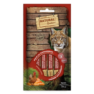 NATURAL GREATNESS CREAMY CHICKEN WITH CARROTS VISION SUPPORT 4X14 GR