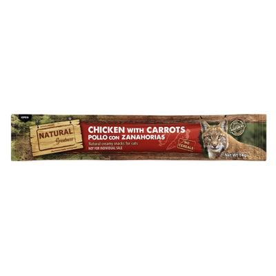 Natural Greatness Creamy Chicken With Carrots Vision Support kattensnacks zacht 4x14 gr
