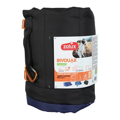 Zolux Bivouak Hondendeken / Slaapzak 2IN1 Blauw hondenmand 95x60-120 cm