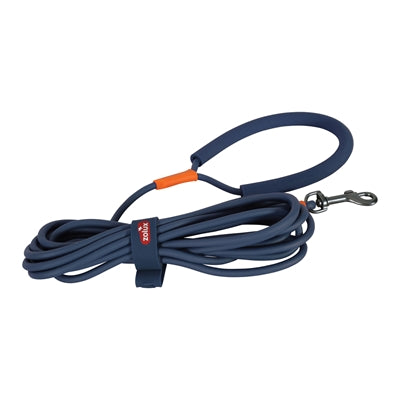 ZOLUX BVK SLEEPLIJN ROND SILICONEN BLAUW 5 MTR X 0,6 CM