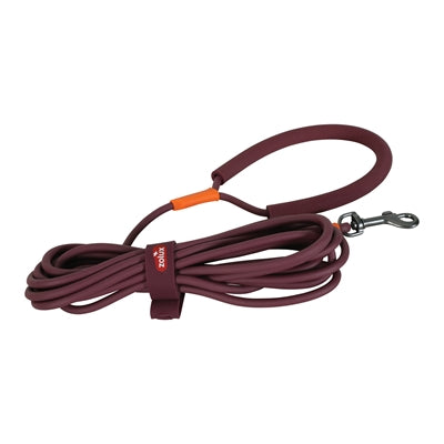 ZOLUX BVK SLEEPLIJN ROND SILICONEN ROOD 15 MTR X 0,6 CM