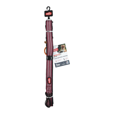 Zolux Bvk Hondenriem Trainingsriem Rood hondenhalsband 2 Mtr x 3,5 cm