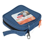 Zolux Bvk 2IN1 Opvouwbare Voerbak en Drinkbak Blauw outdoor 2x700 ml