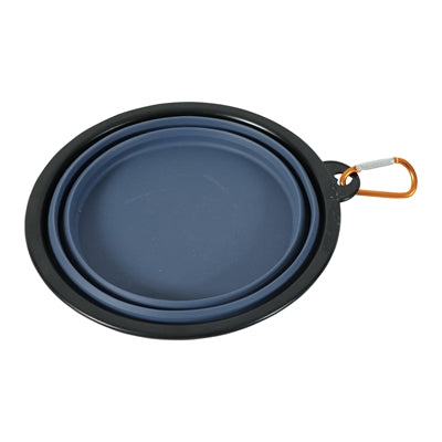 Zolux Bvk Voerbak Opvouwbaar Siliconen Blauw outdoor