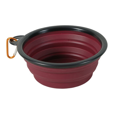 ZOLUX BVK VOERBAK OPVOUWBAAR SILICONEN ROOD 17 CM 1 LTR