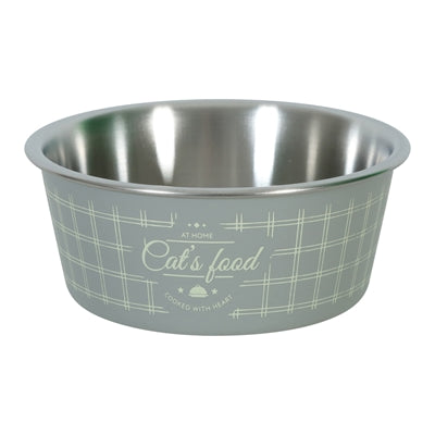 ZOLUX FOOD VOERBAK KAT GRIJS 12,5 CM 400 ML