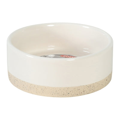 ZOLUX OLARIA VOERBAK KERAMIEK BEIGE 12 CM 300 ML