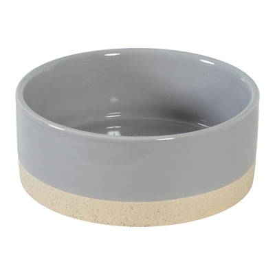ZOLUX OLARIA VOERBAK KERAMIEK GRIJS 17 CM 1 LTR