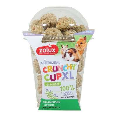 ZOLUX NMEAL CRUNCHY CUP XL NATUURLIJK 190 GR