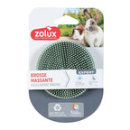 Zolux Rubber Borstel Knaagdier kammen borstels 7,5 cm