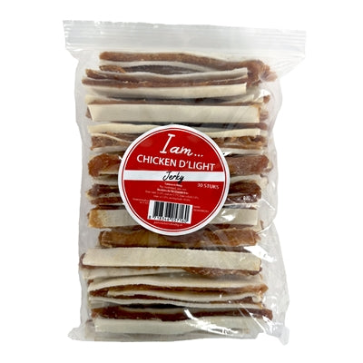 i am Chicken D'light Jerkey hondensnacks kauwsnack 30 st