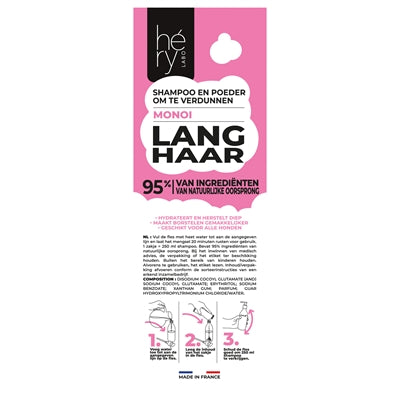 Hery Shampoo Poeder Langharige Vacht hondenshampoo 25 gr