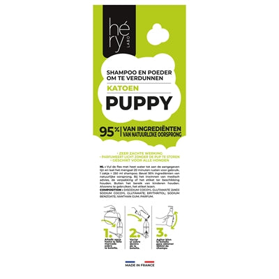 Hery Shampoo Poeder Puppy hondenshampoo 25 gr