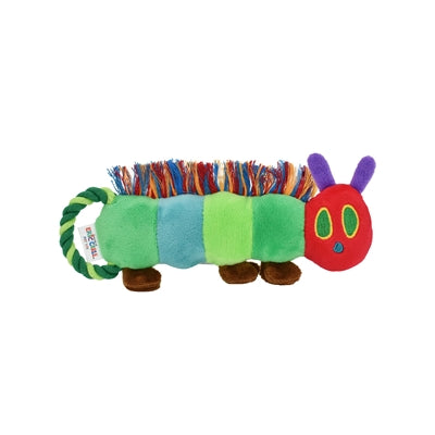 ERIC CARLE PLUCHE RUPSJE NOOIT GENOEG MET TREK FLOSTOUW 23 CM