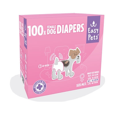 Easypets Hondenluiers Teef hondenpoepzakjes