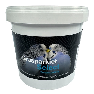 Hareco Grasparkiet Select Zonder Pellets vogelvoer zaden 1,8 kg