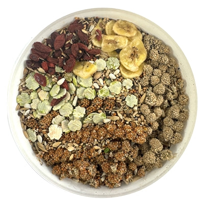 Hareco Agapornis Select Zonder Pellets vogelvoer zaden 1,8 kg