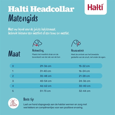 The Company Of Animals Company of Animals Halti Headcollar Zwart hondenhalsband hondenriem