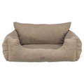 TRIXIE AUTOSTOEL DUBBEL TAUPE 80X60X35 CM