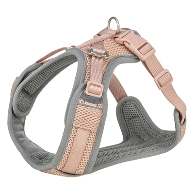 TRIXIE HONDENTUIG PREMIUM FLEXMESH BREDE BORST BLUSH ROZE S-M 48-69X2 CM