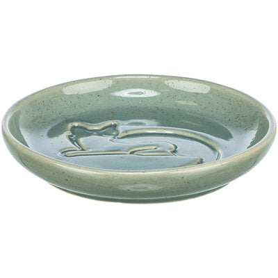 Trixie Voerbak Kat Katrelief Keramiek Blauw 14,5 cm 150 ml
