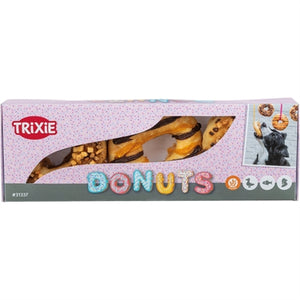 Trixie Donuts Eend / Kip / Kabeljauw hondensnacks kauwsnack 9 cm 55 gr 3 st